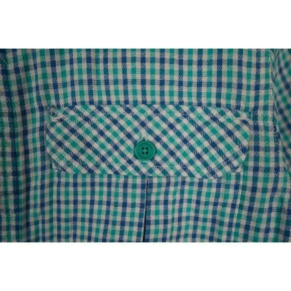 Jordan Brand Button-Down Shirt Men's Medium Blue Summer #583 - Picture 6 of 9